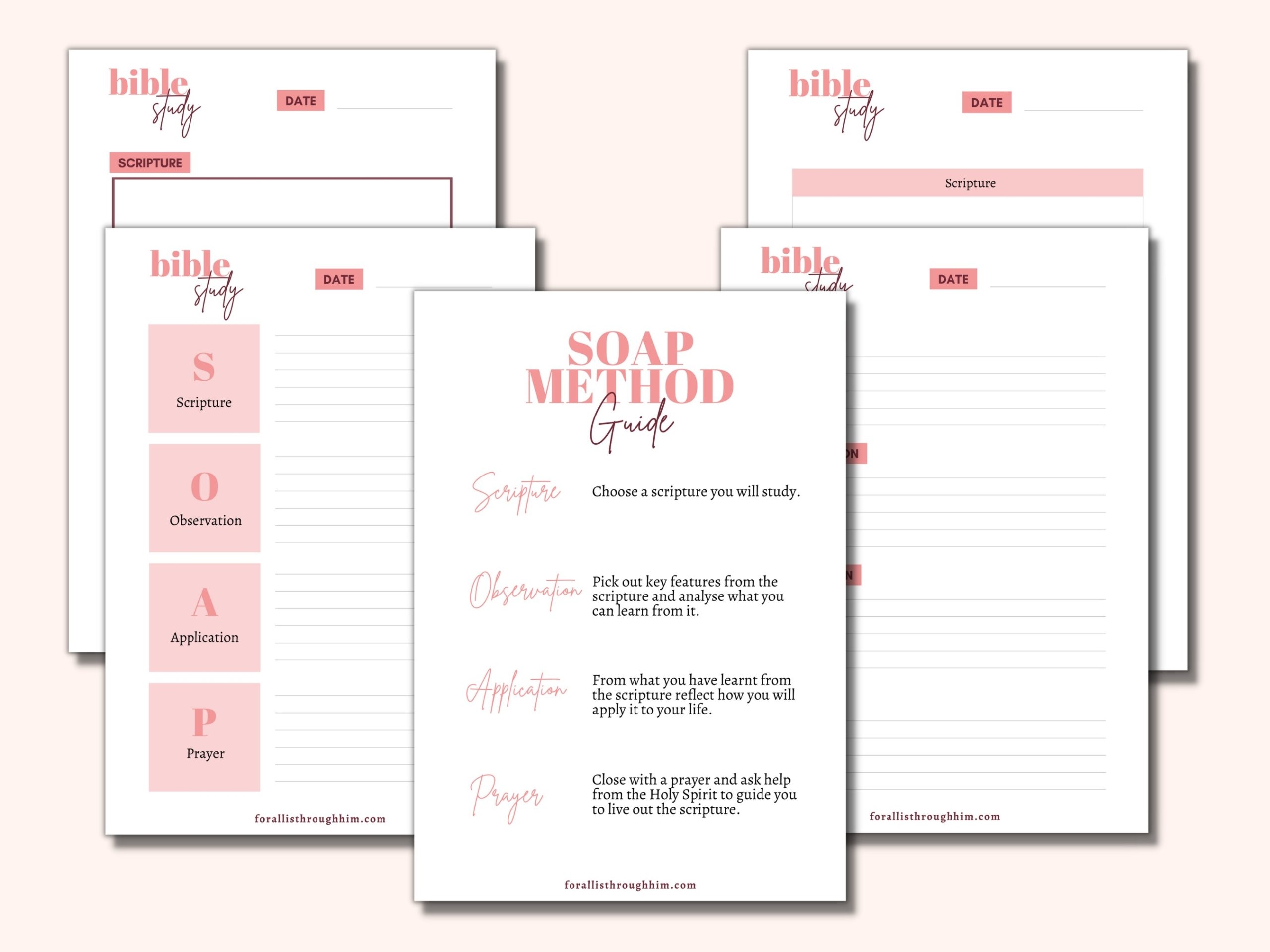Free Printable Bible Study Guides