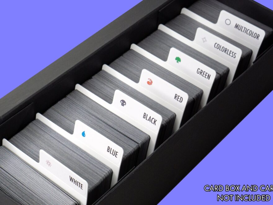 Sort MTG By Colors Trading Card Dividers W FREE Labels Horizontal Etsy