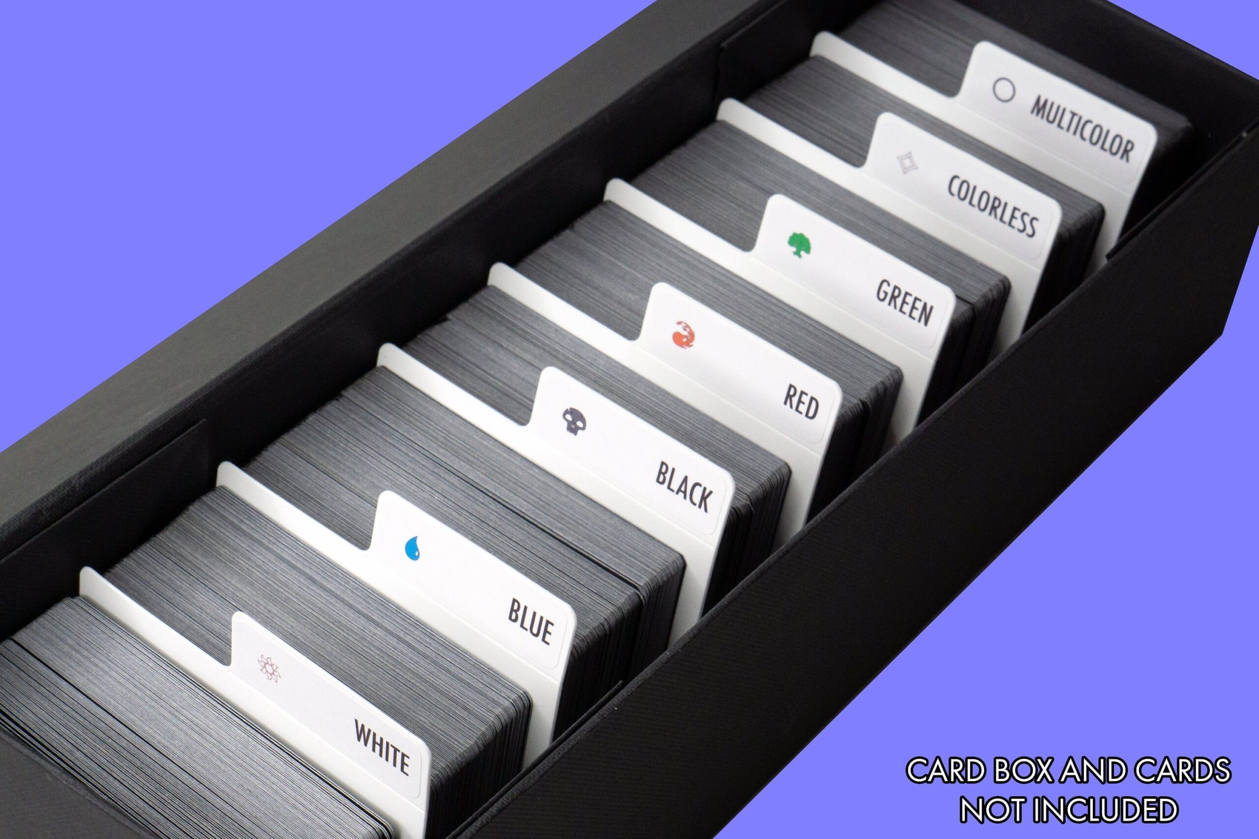 Sort MTG By Colors Trading Card Dividers W FREE Labels Horizontal Etsy
