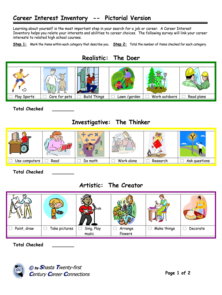 Strong Interest Inventory Online Test Padiseeker