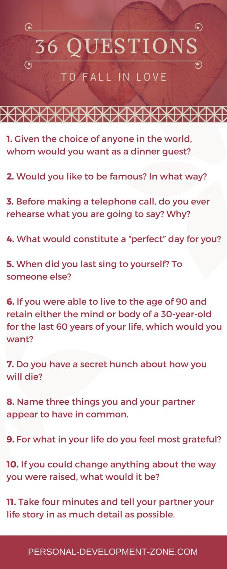 Surprising 36 Questions To Fall In Love In 2023 Printable Version