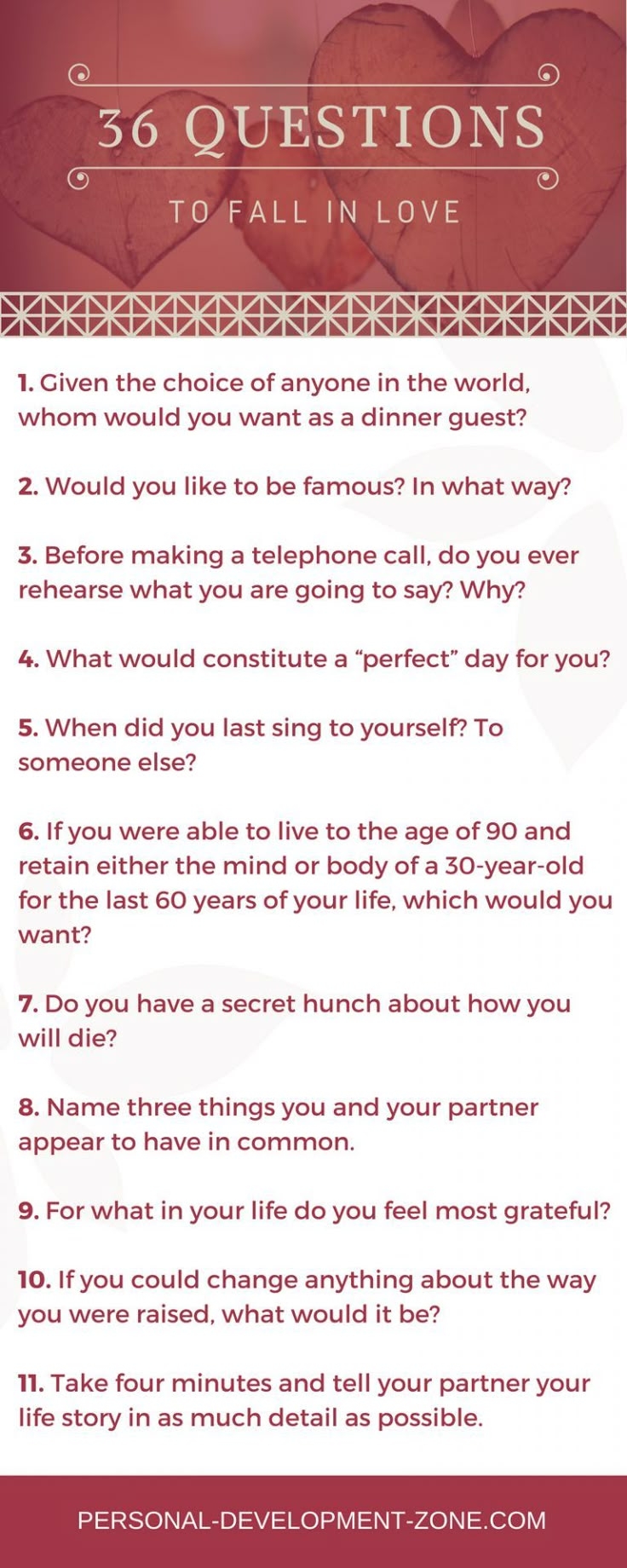 Surprising 36 Questions To Fall In Love In 2023 Printable Version