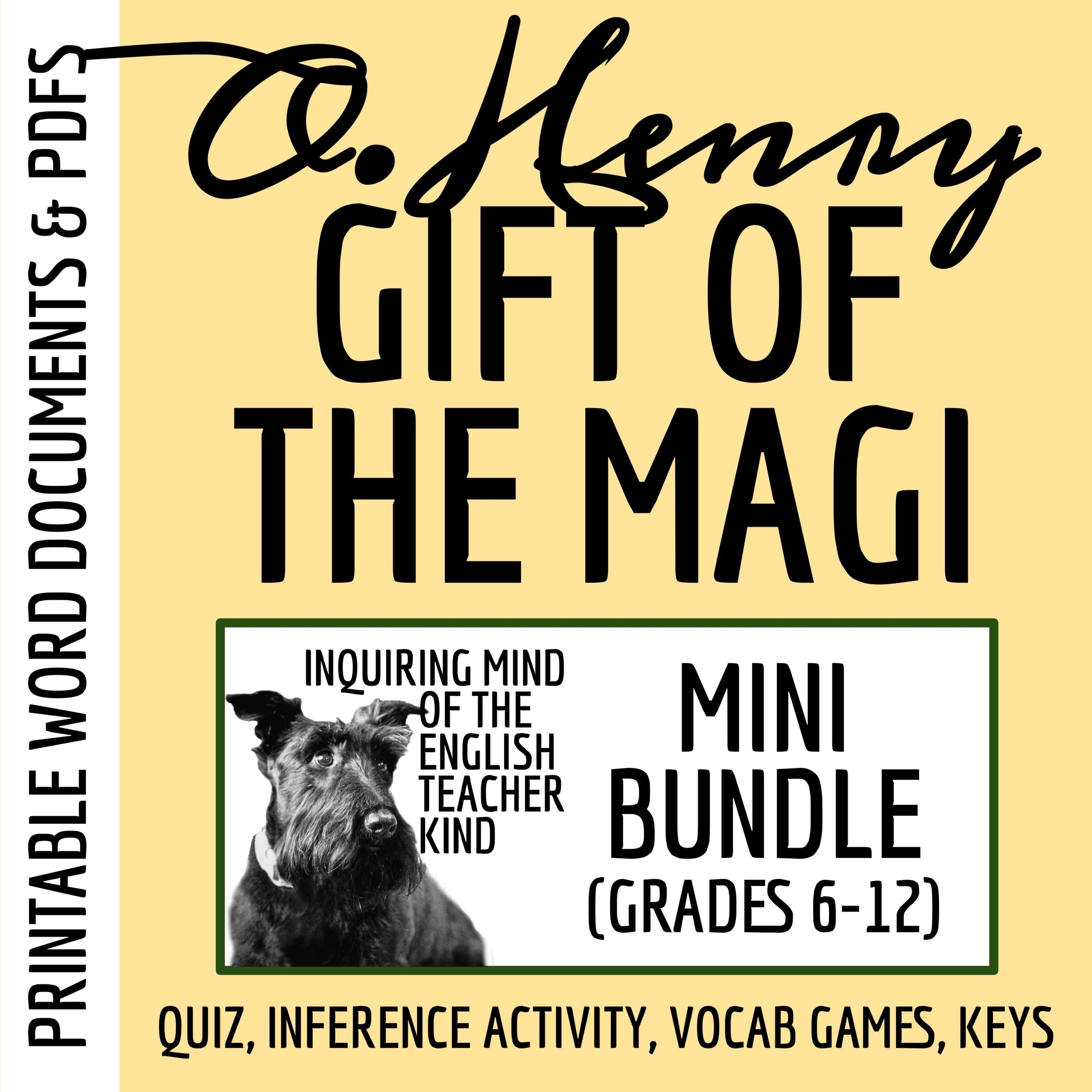 The Gift Of The Magi Quiz Close Reading Worksheet And Vocabulary Games Bundle Made By Teachers
