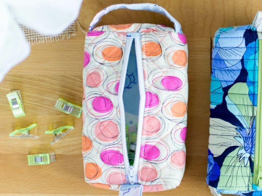 The Pillbox Pouch free Sewing Pattern For A Cute Zipper Pouch