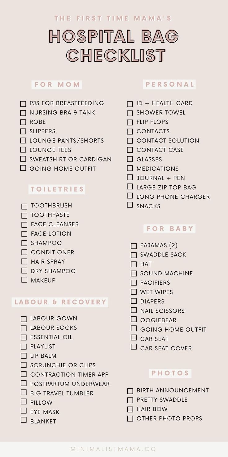 The Ultimate Hospital Bag Checklist Printable PDF Baby Hospital Bag Baby Hospital Bag Checklist Hos Baby Hospital Bag Pregnancy Hospital Bag Hospital Bag