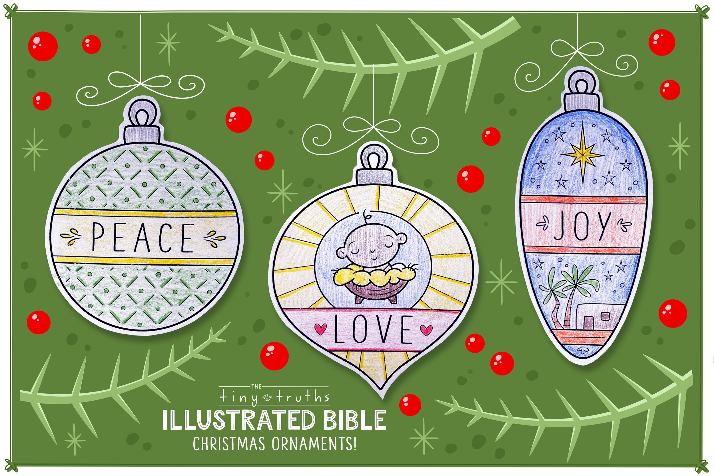 Tiny Truths Illustrated Bible Christmas Coloring And Crafts Tiny Truths Illustrated Bible