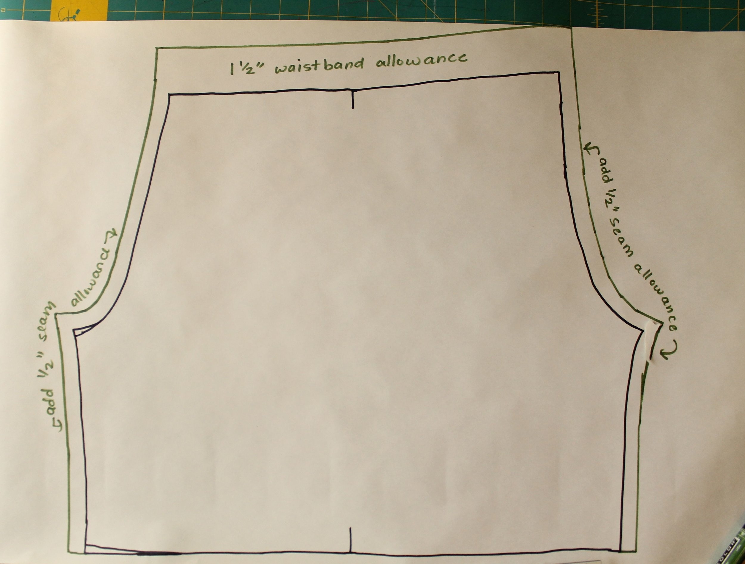 Free Printable Toddler Shorts Pattern