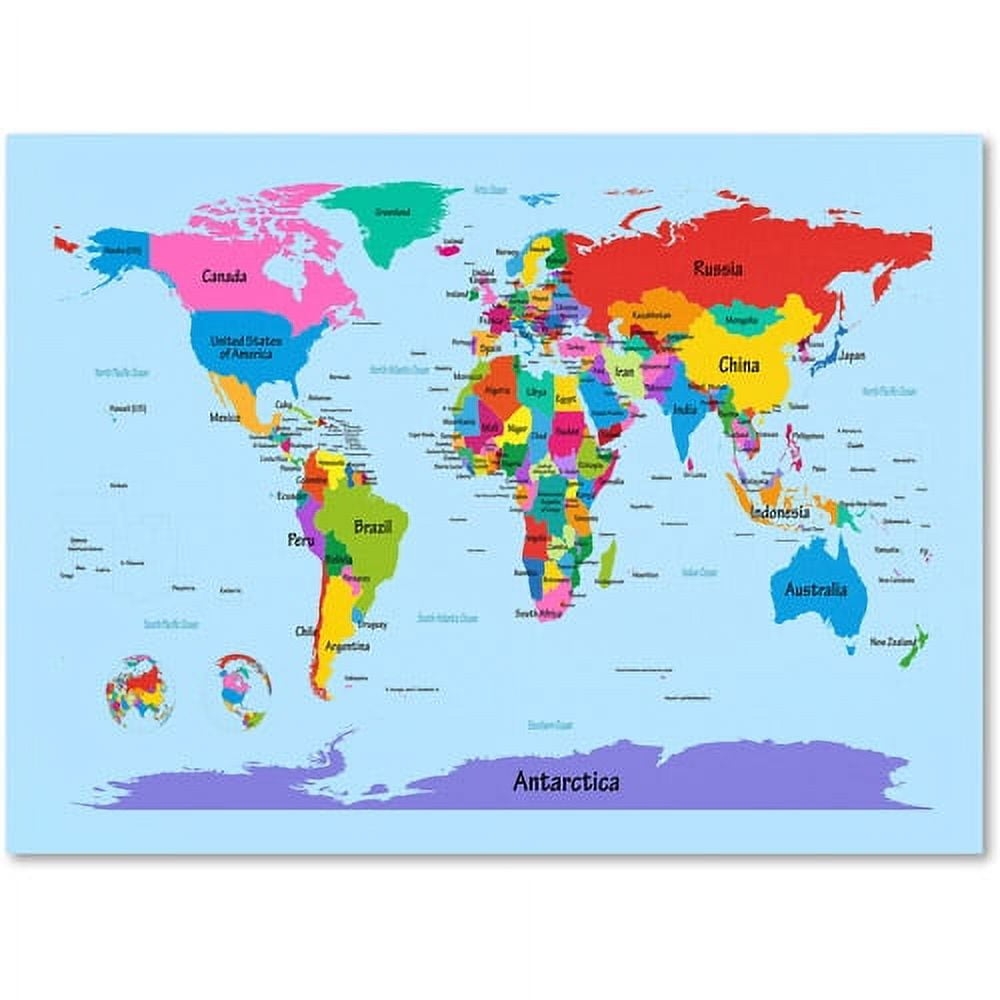 Printable World Map For Kids