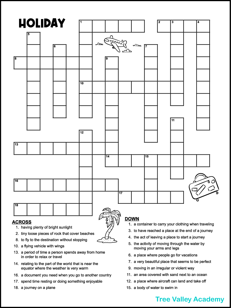 Free Printable Crossword Puzzles Adults