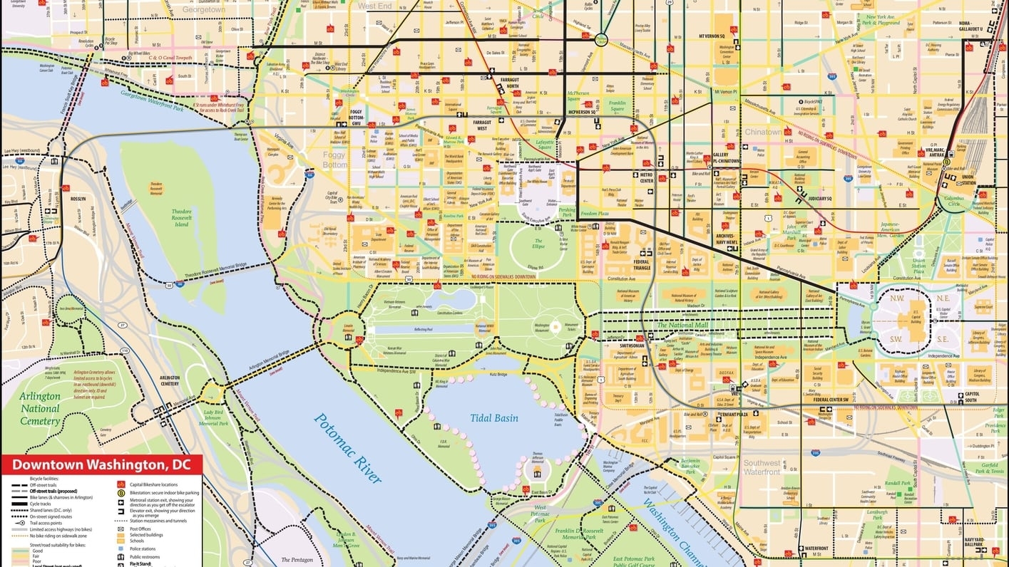 Washington D C Maps The Tourist Map Of D C To Plan Your Visit Washington D C Maps The Tourist Map Of D C To Plan Your Visit