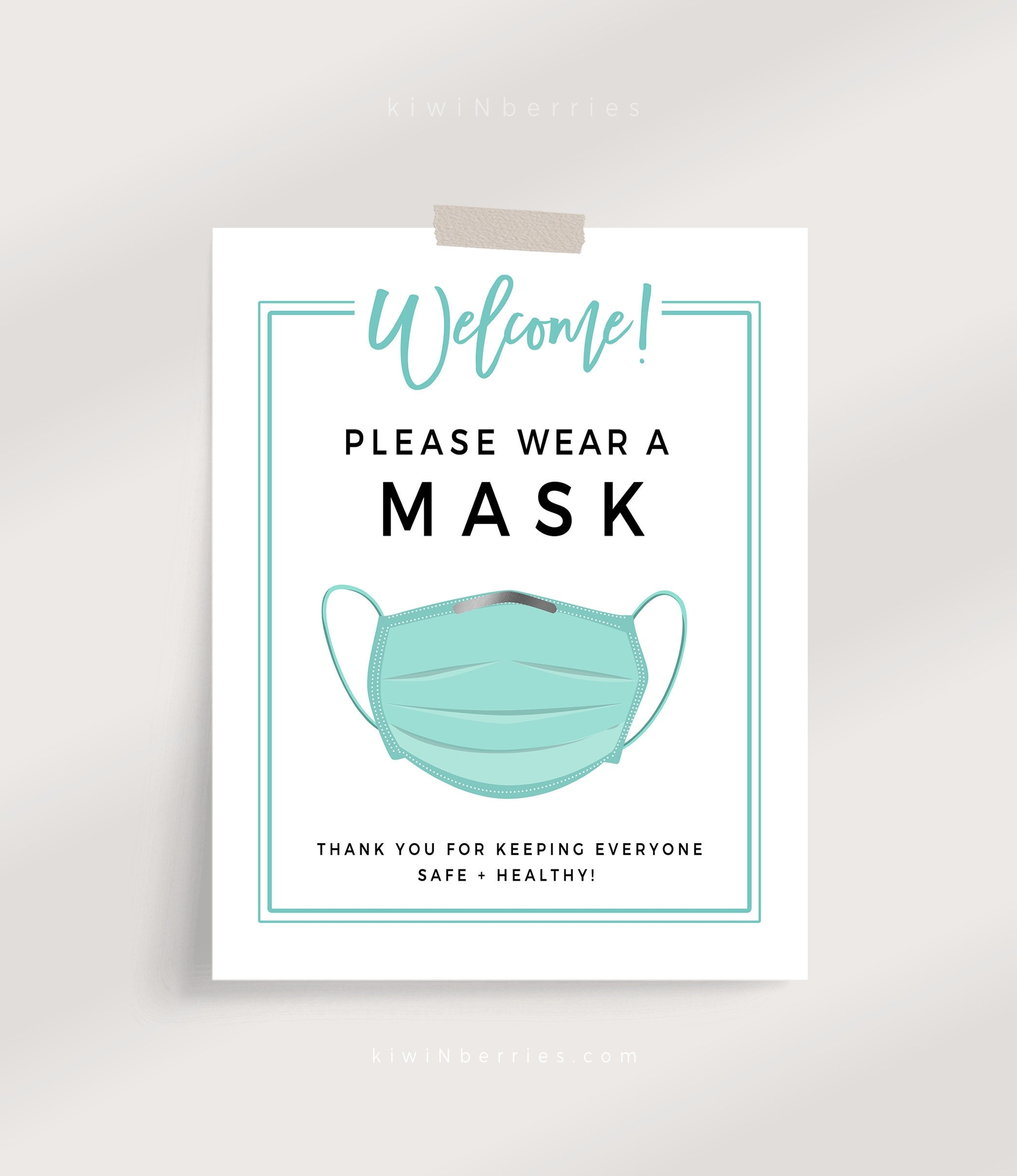 Wear A Mask Sign Business Mask Sign Printable Wear A Mask Sign Mask Print Office Sign Stay Safe Wear A Mask Face Mask Sign Etsy Denmark