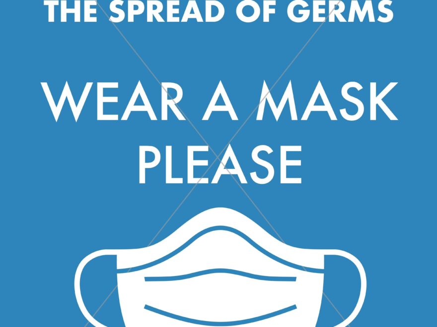 Wear A Mask Sign Printable INSTANT DOWNLOAD Please Wear A Mask Cover Your Face Mask Sign Mask Required Face Mask Required Etsy