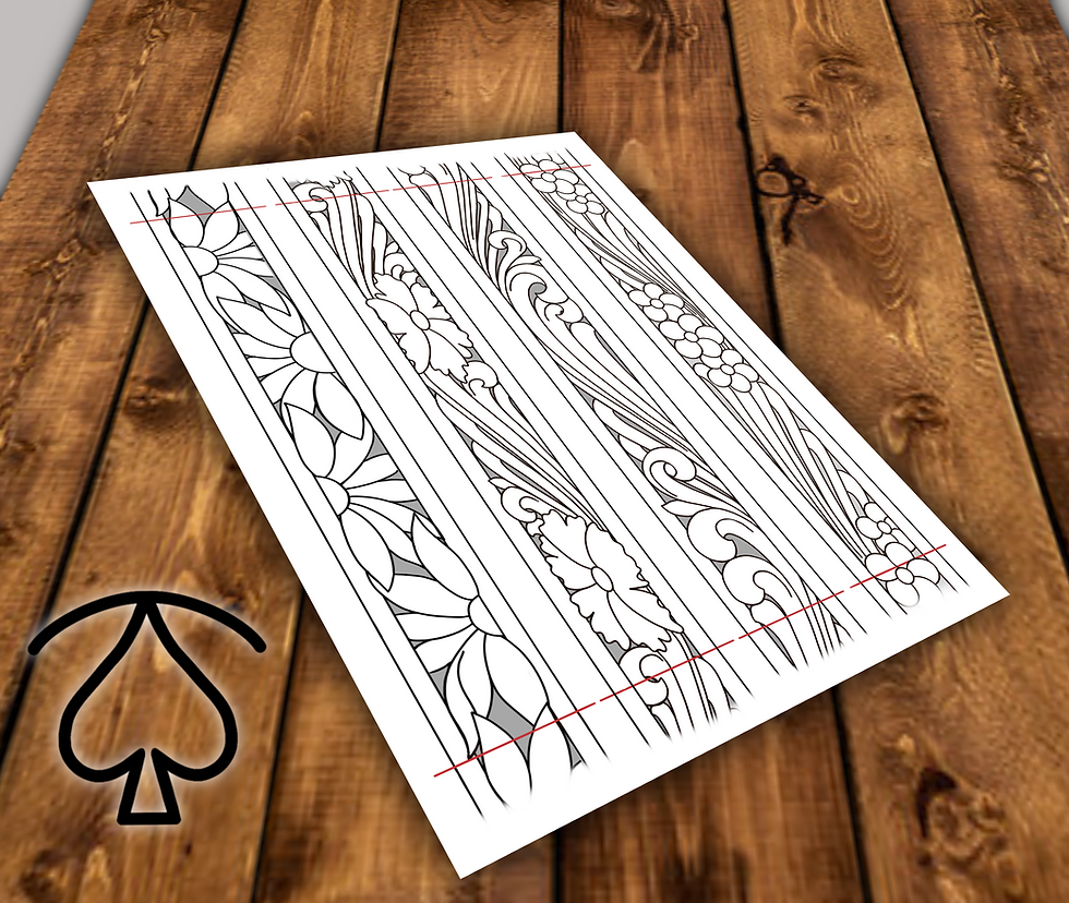 Wildflower Belt Pattern Pack Swinging Spade