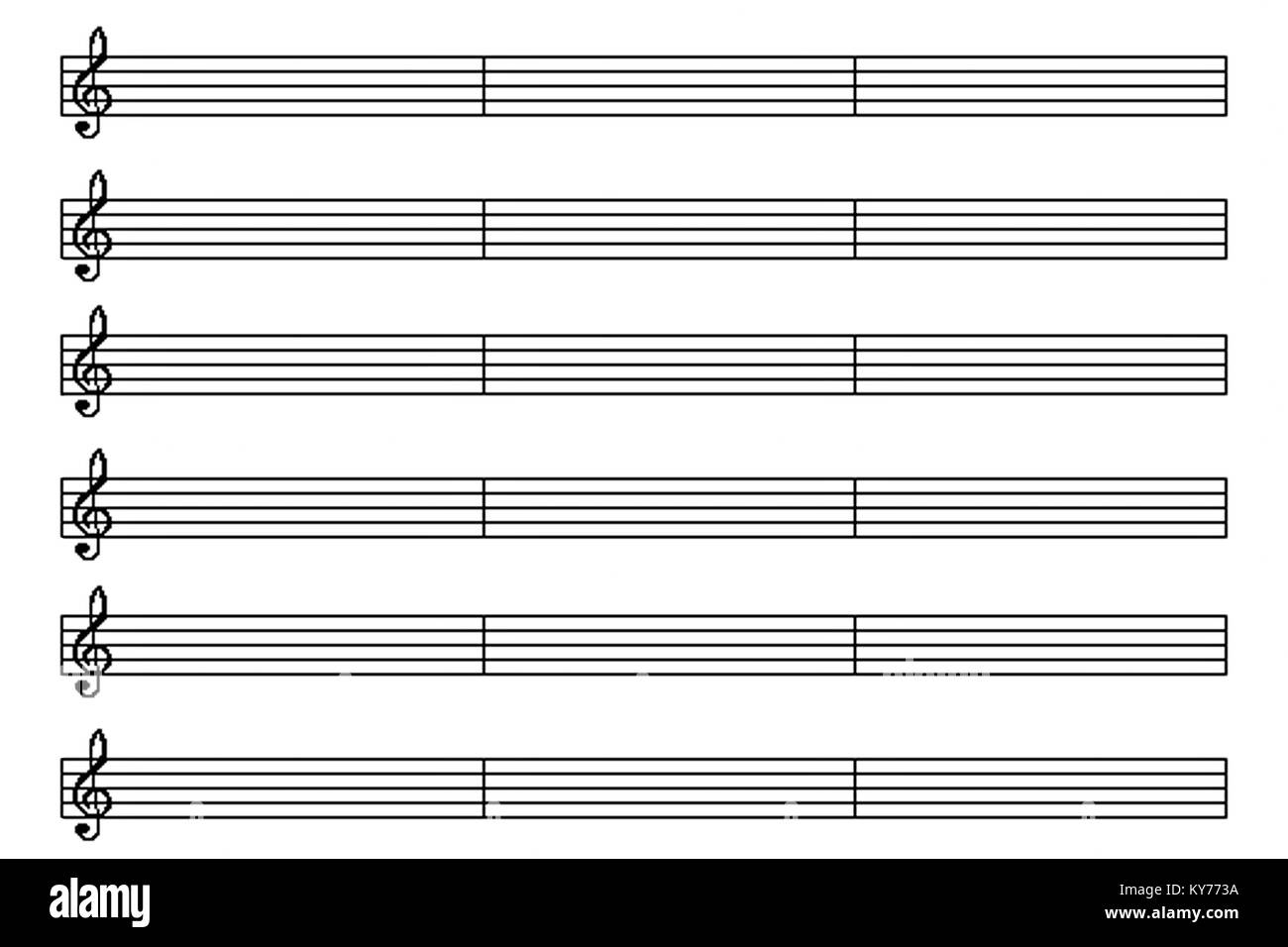 Printable Staff Paper With Bar Lines