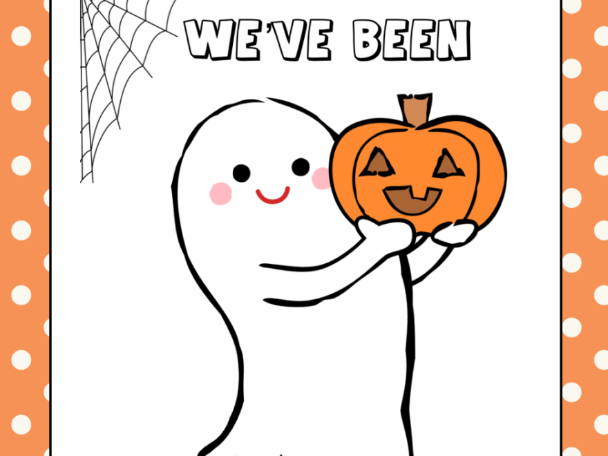 You ve Been Booed Printable For Halloween Teach Beside Me